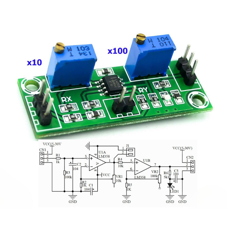 LM358 DC Ampifier module