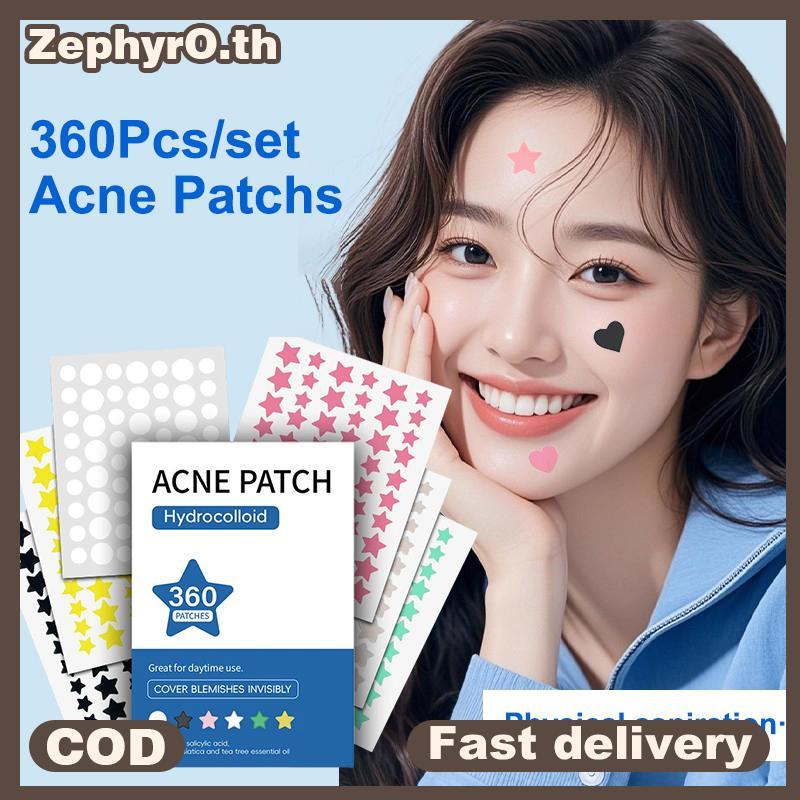 Null 360PCS สีสันที่มองไม่เห็นสิวกําจัด Anti-Acne Hydrocolloid Patch ไม่ระคายเคืองซ่อม Stier null