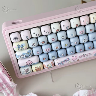 Thai Language Toy House Keycap MOG Steamed Bun Rounded Height Chikawa Cute Dye Sublimation F75 L99 K99 108
