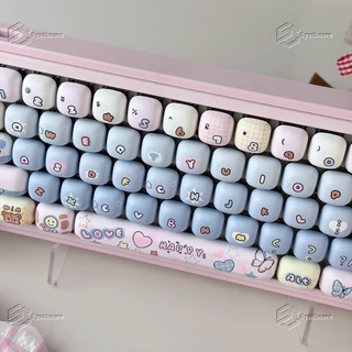 Thai Language Toy House Keycap MOG Steamed Bun Rounded Height Chikawa Cute Dye Sublimation F75 L99 K99 108