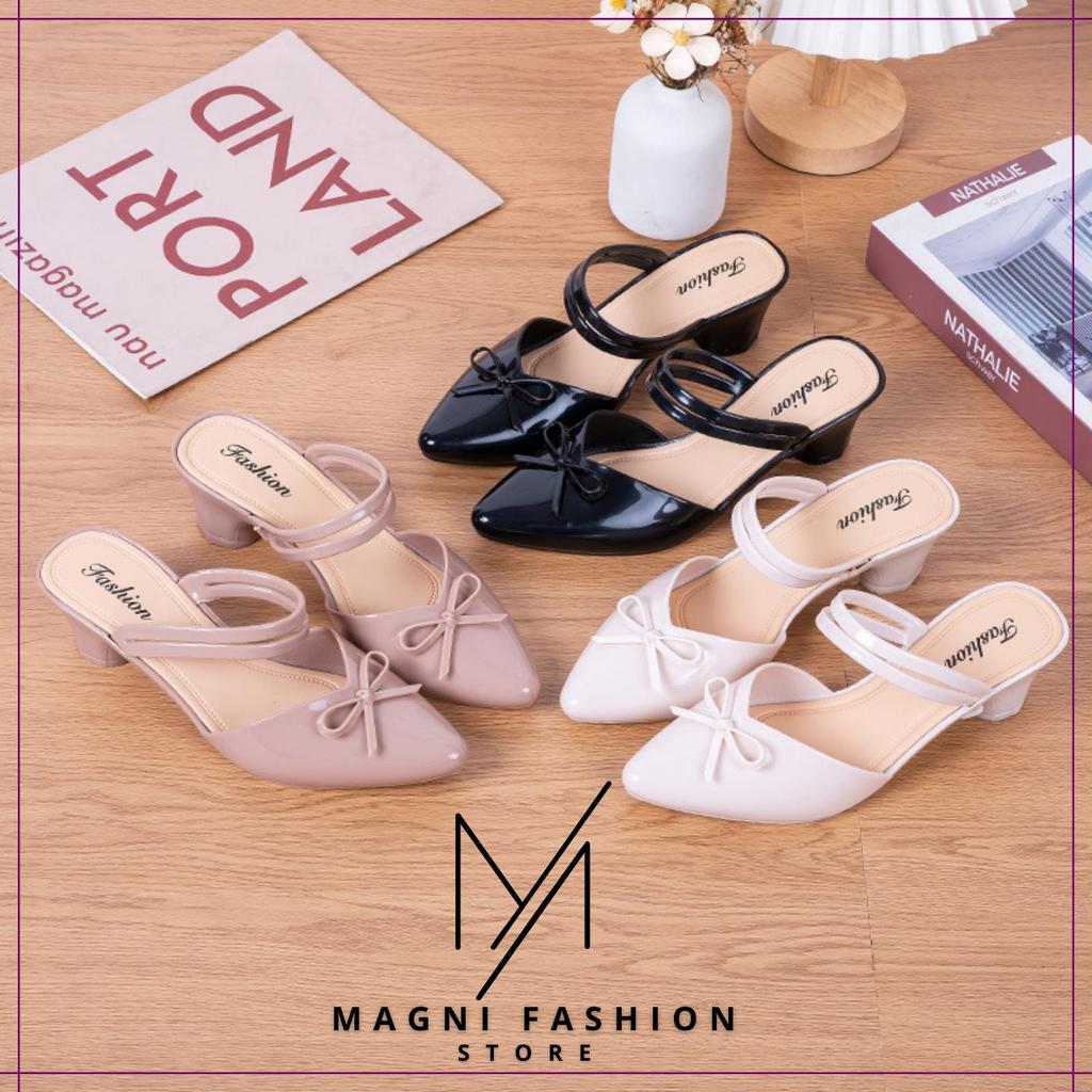 [Kasut Raya 2026] Magni Women Heels Wanita Heel Office Shoes Women Heels Kasut Pijabat Tumit Wanita 