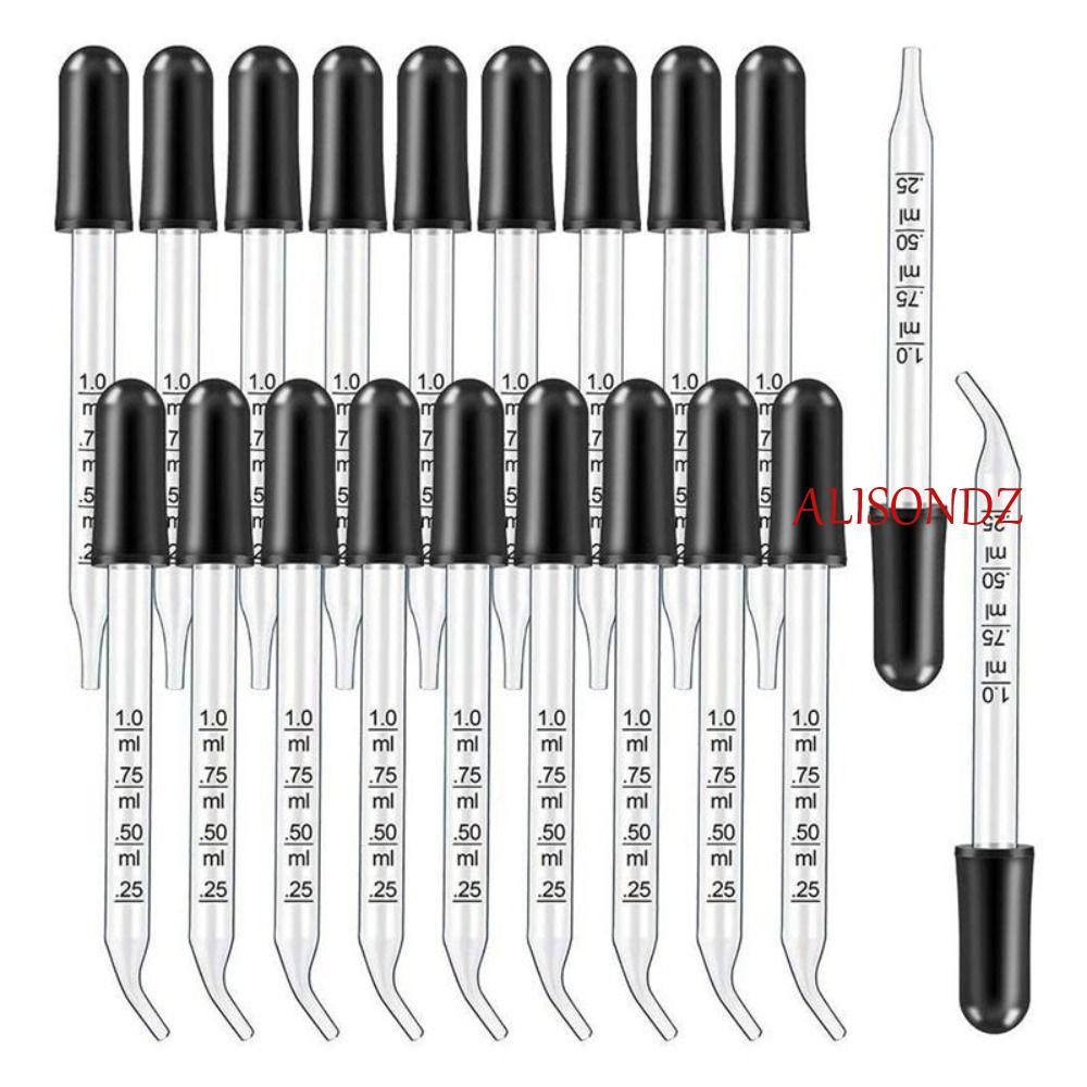 ALISONDZ Scale Dropper Lab อุปกรณ์ Scaled Droppers โรงเรียนอุปกรณ์ 1ml น้ํามันหอมระเหย Dropper 7 ชิ้