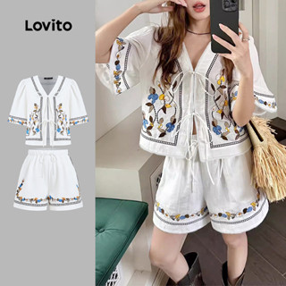 Lovito เสื้อคลุมหรือลงลายลูกไม้ที่ดูสง่างาม สำหรับฤดูใบไม้ผล…