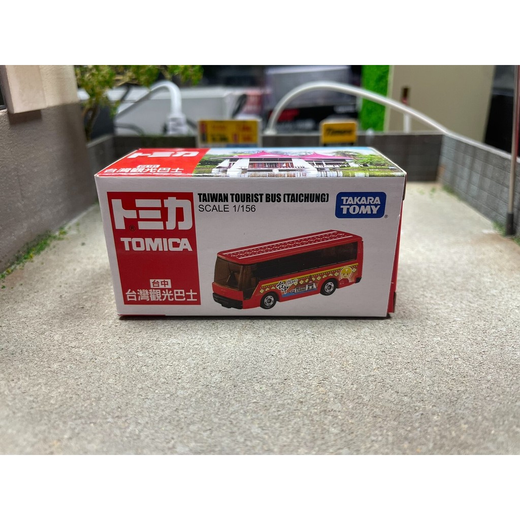 Domeka TOMICA Isuzu Taichung Taiwan Sightseeing Bus 1/156 ใหม่เอี่ยมยังไม่ได้เปิดพร้อมกล่องเดิม รูปล