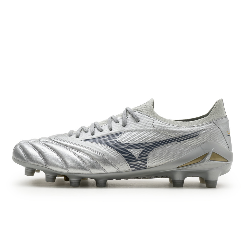 Mizuno Morelia Neo 4 Beta Elite MD รองเท้าฟุตบอลผ้าใบสำหรับผู้ชาย P1GA254204 D.T.N.V.