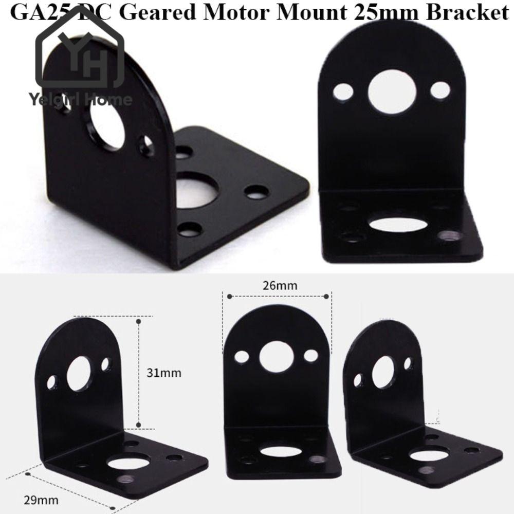 YELGIRLB GA25 DC Geared High Torque Motor Fixing Holder Stand 2418 2430 25mm Bracket