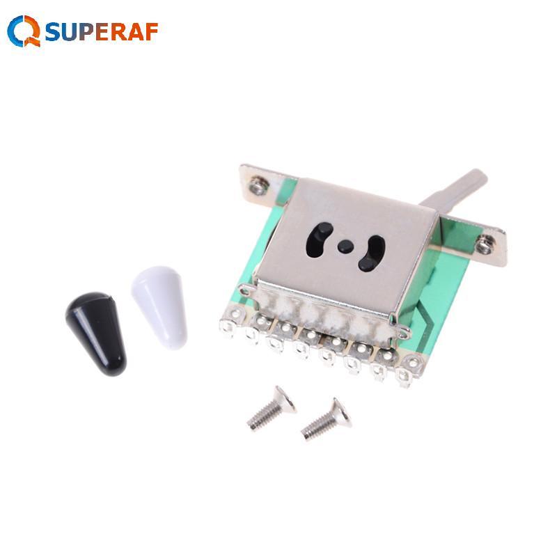 SUPERAF 5 Way Piup Selector Switches Toggle Leaver Switch สําหรับ Tele Strat Guitar HOT