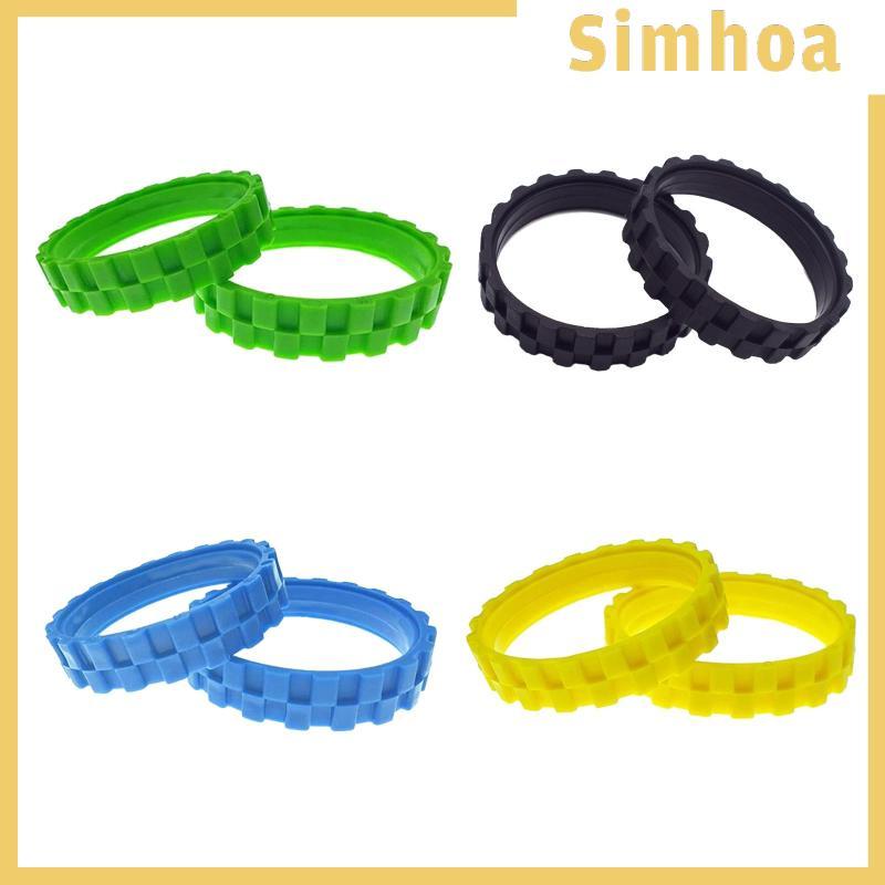 [SIMHOA] ยาง 2 ชิ้นสําหรับล้อ 600,700, 800 และ 900,E5,I7+,S9,สําหรับ 676,980,698 สําหรับอะไหล่ทดแทน