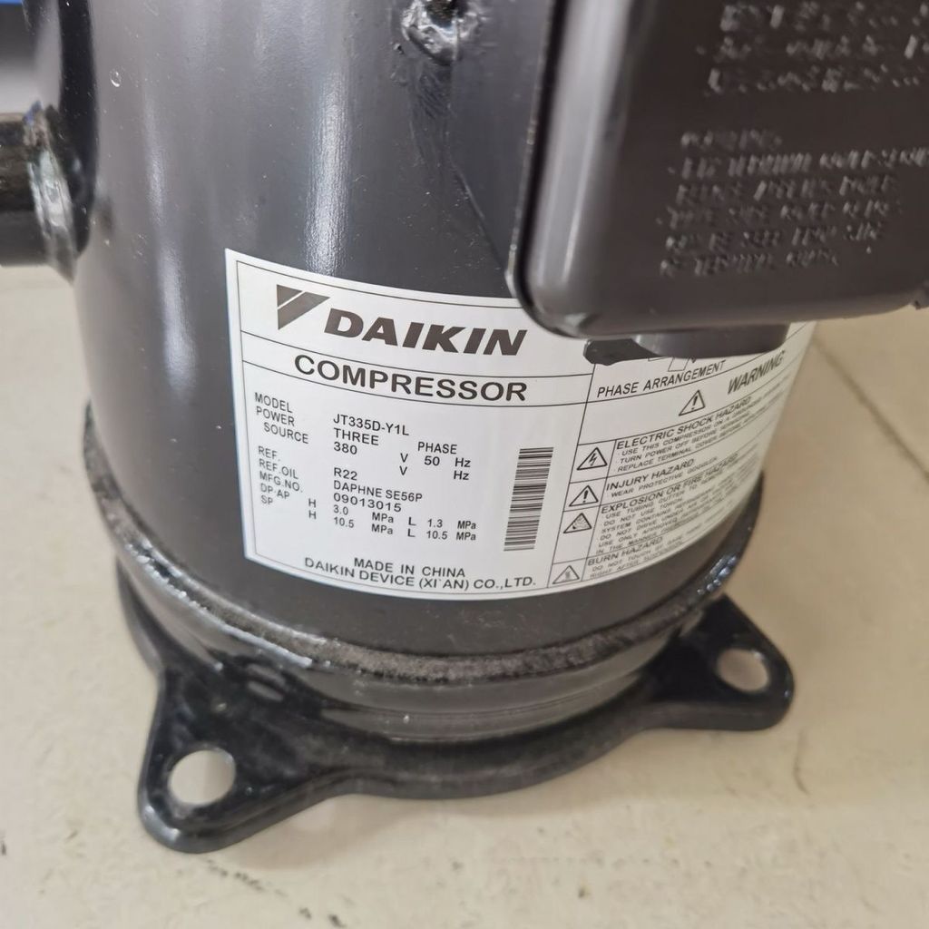 คอมเพรสเซอร์ไดกิ๊ก JT265D JT300D-Y1L JT315D-Y1L JT335D-Y1L แท้ใหม่ สำหรับแอร์ส่วนกลาง อะไหล่คุณภาพดี