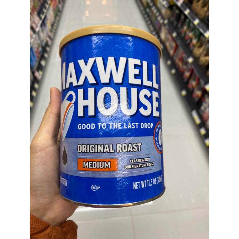 Original Roast Ground Coffee ( Maxwell House Brand ) 326 G. กาแฟคั่วบด ( ตรา แมกซ์เวลเฮาส์