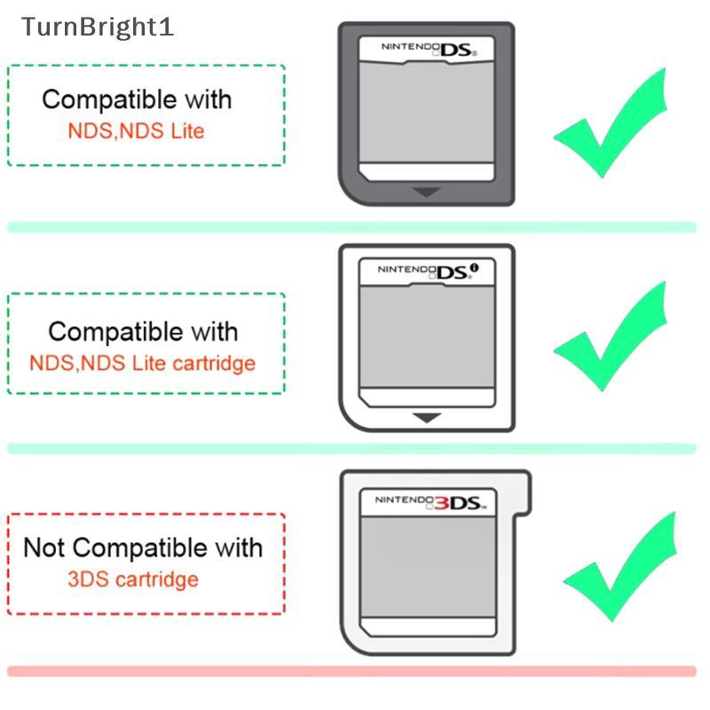[TurnBright] 6 In 1 Portable 3DS Game Storage Case NDS Box 2DS Game Card Holderpatible With DS Lite 