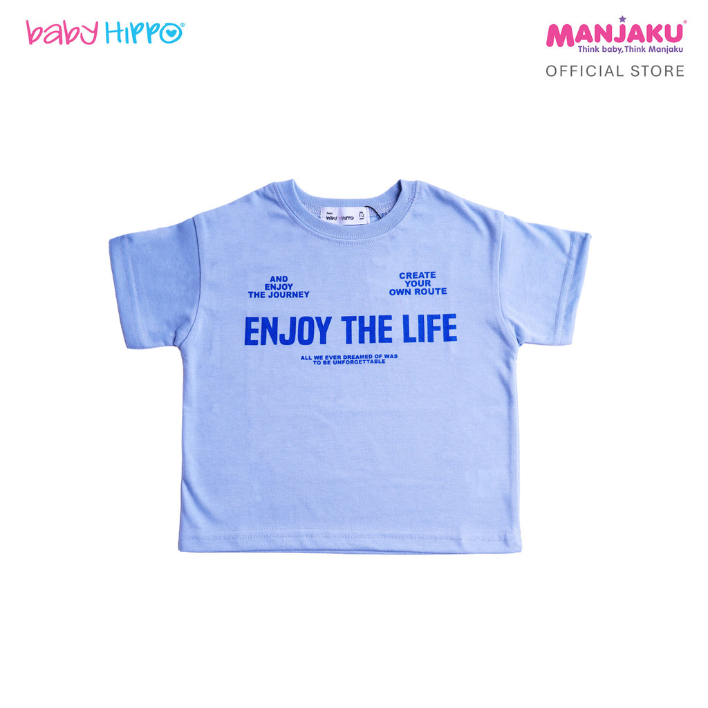 B.HIPPO S/S TOP (HTT1125-10255) - ENJOY THE LIFE