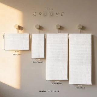 [ใหม่] Frolina ผ้าขนหนู รุ่น Hotel Groove ผ้าขนหนูโรงแรม ระดับ 6 ดาว
