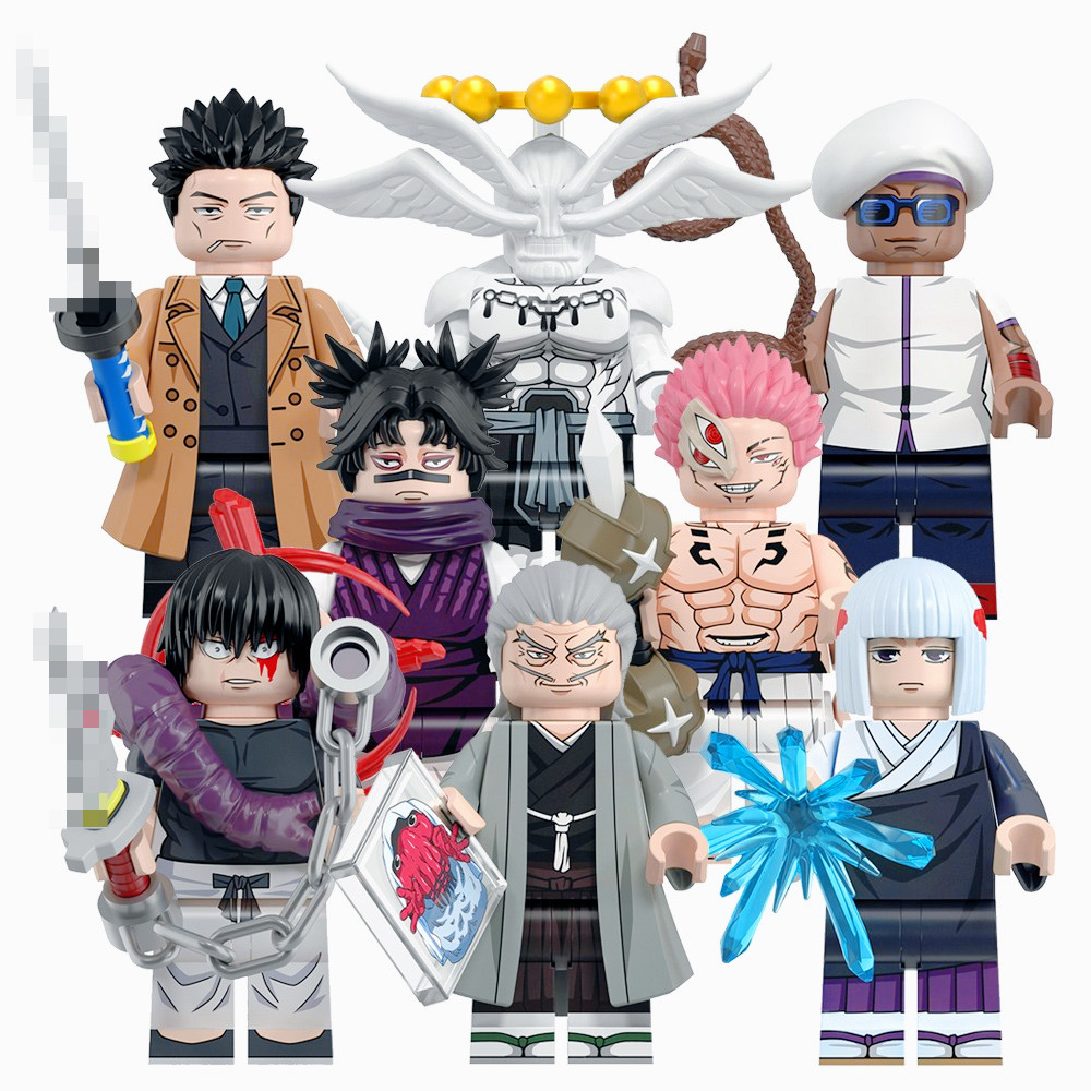 Choso Makora Atsuya Miguel Sukuna Uraume Toji Naobito Mini Blocks รูปของเล่นสําหรับเด็ก
