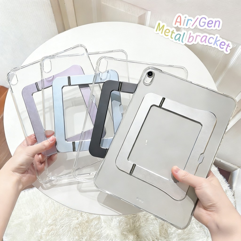 เคสไอแพด พับได้ สำหรับ Air 13/11นิ้ว M3 M4 M5 Gen11/10 air4/5 Pro11 2025 /13 mini7 Metal bracket