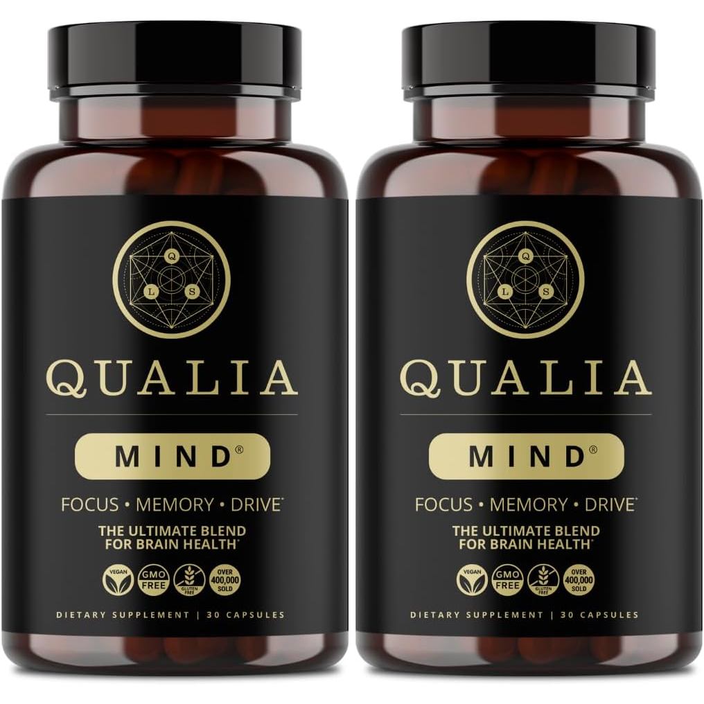 Qualia Mind — Beat Brain Fog | Doctor-Formulated Premium Brain Nourishment | Fuel Focus, Drive & Ene