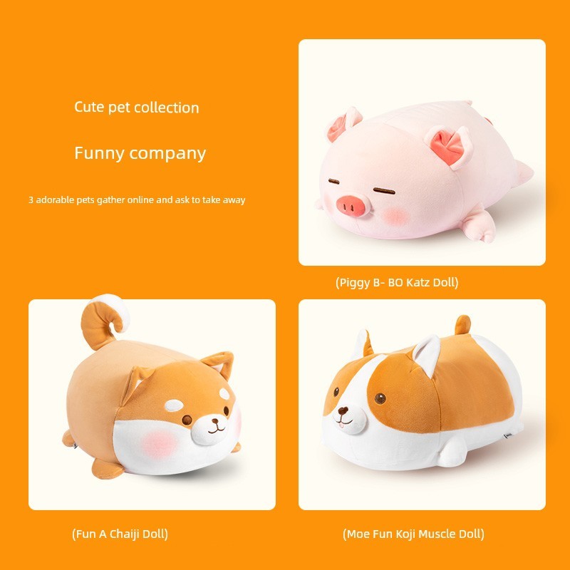 ชุดตุ๊กตา ตุ๊กตา MINISO หมอนงีบหลับตุ๊กตาพรีเมี่ยม Ragdoll Piglet