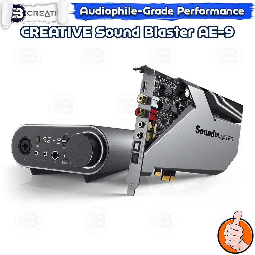 [CoolBlasterThai] CREATIVE Internal Sound Card Sound Blaster AE-9