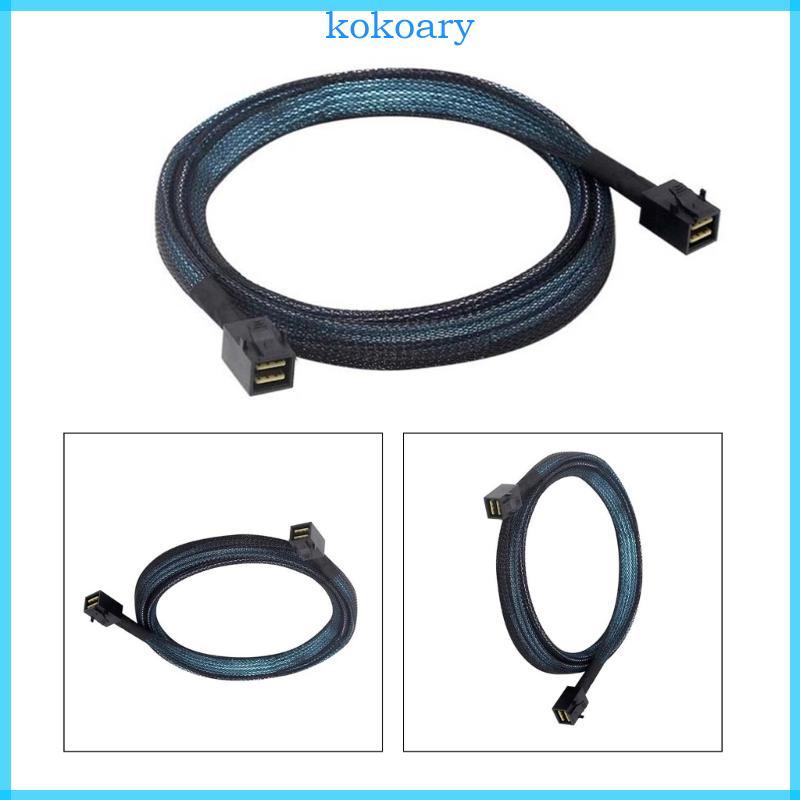 KOK ที่เชื่อถือได้ SFF 8643 ถึง SFF 8643 อะแดปเตอร์สายเคเบิลเหมาะสําหรับ PC และสํานักงาน