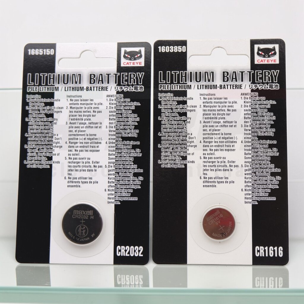 แท้ ถ่านไมล์จักรยาน CATEYE Lithium CR2032 CR1616