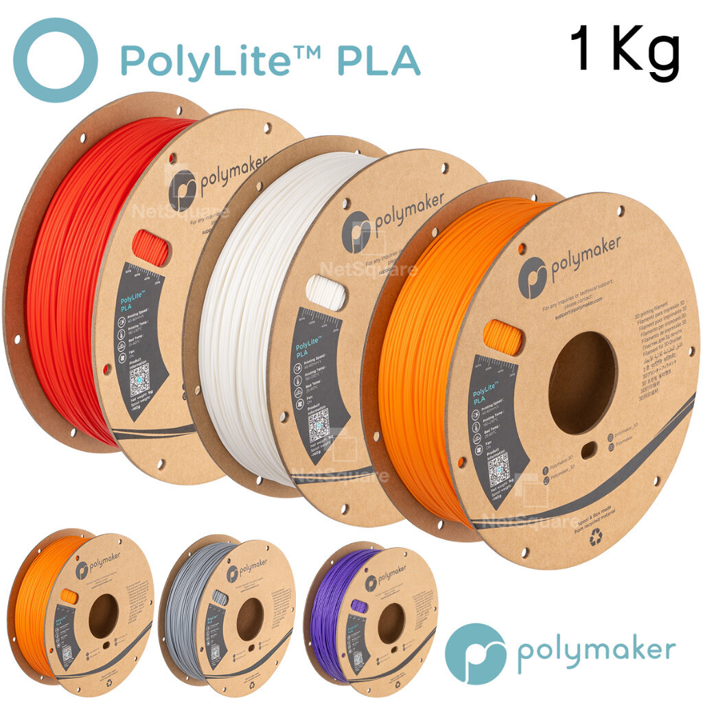PolyLite PLA ยี่ห้อ Polymaker Filament for 3D Printer เส้นพิมพ์สามมิติ 1.75mm 1KG