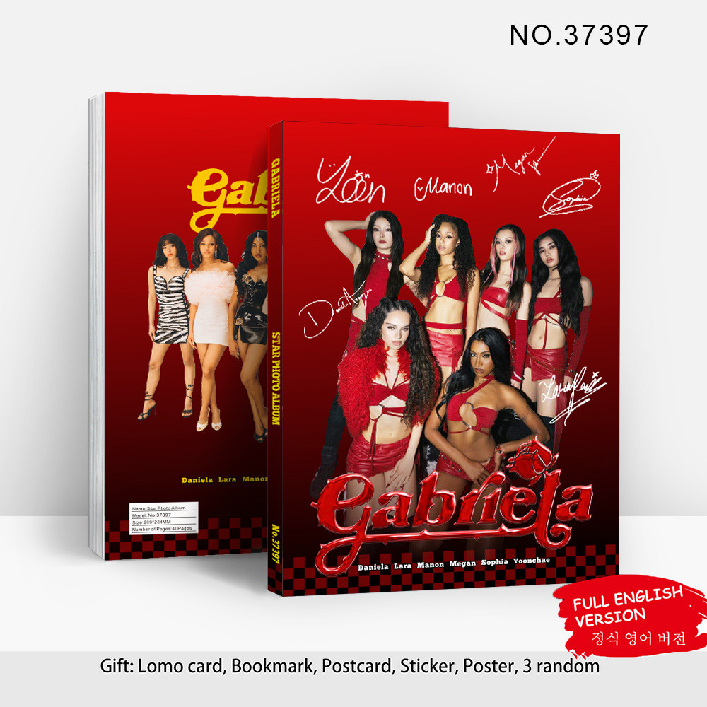 ใหม่ Katseye อัลบั้มใหม่สินค้าสวยงาม Chaos HD อัลบั้มรูปการ์ด Star Photo Album