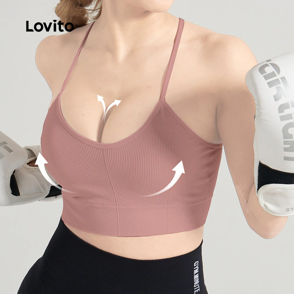 บราสปอร์ตผู้หญิง Lovito LNA140013 ลายเส้น thumbnail 5