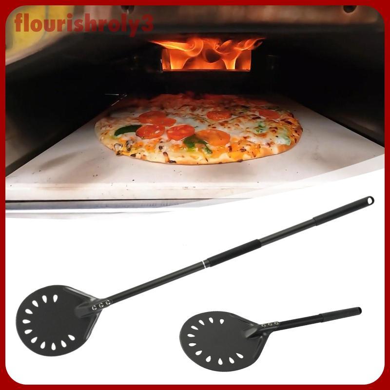 [Flurish] Pizza Peel Pizza Paddle Aluminium Pizza Peel Paddle ถาดพิซซ่าสําหรับเตาอบพาสต้าสีดํา