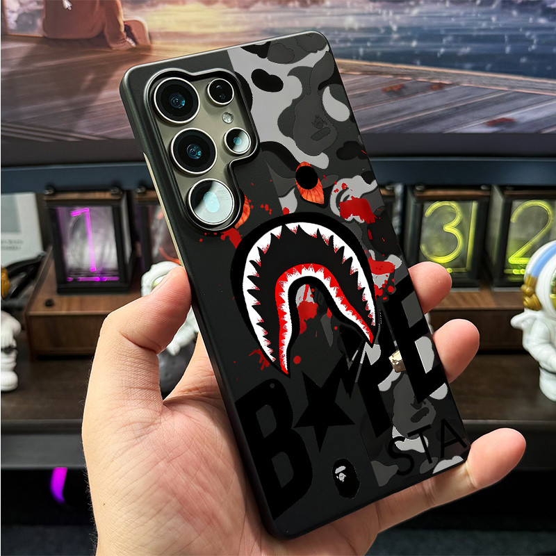 เทรนด์แฟชั่น Graffiti Micro Matte Hard เคสโทรศัพท์สําหรับ Samsung S26 Ultra S25 S24 Ultra S25FE S24 FE S23 Ultra S22 S21 S20 A55 A56 A17 A15 A26/ป้องกันลายนิ้วมือ