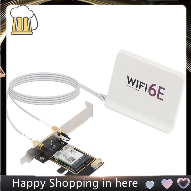 AX1800 802.11ax WIFI6 การ์ด RTL8852BE ไร้สาย PCI-E พร้อมเสาอากาศขยาย BT5.2 Dual Band 2.4G/5 Ghz Wlan