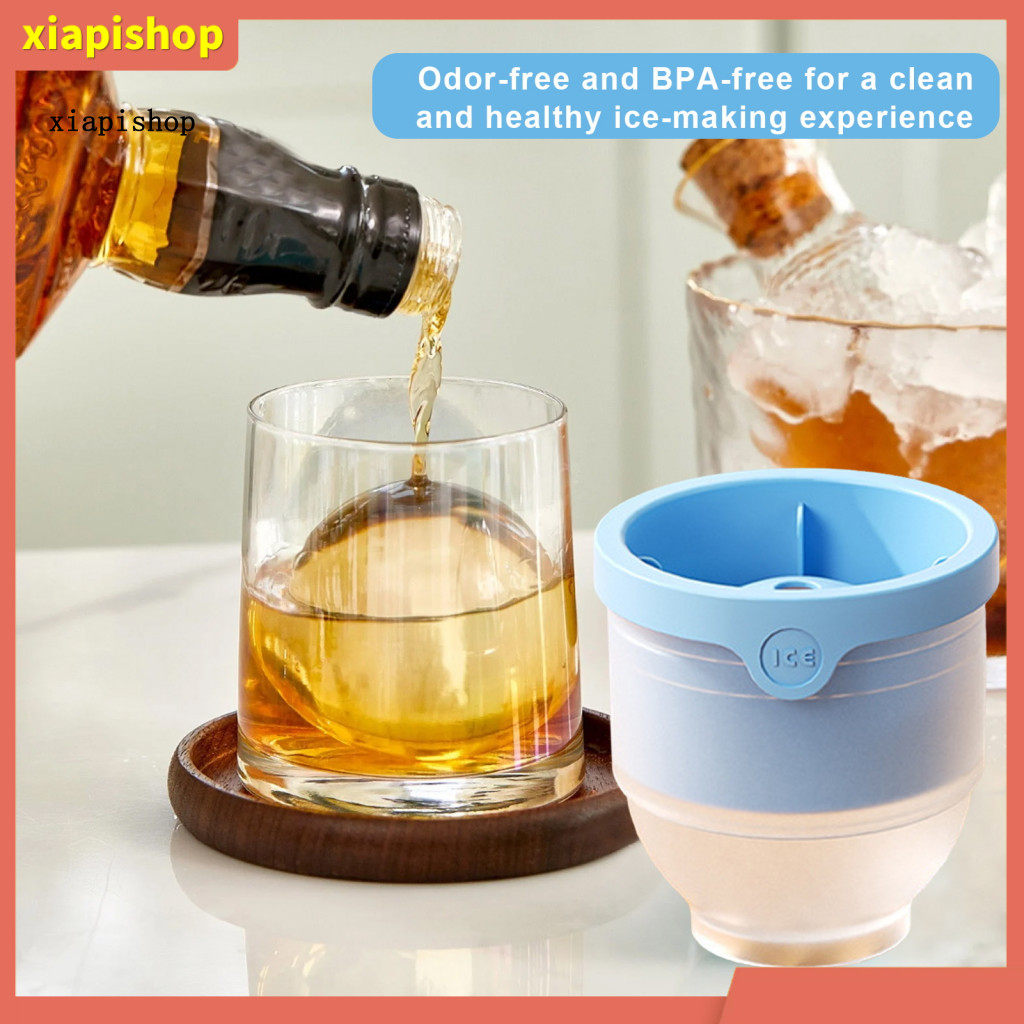 XPS Spout Design ถาดน้ําแข็งรอบ ICE Ball Maker รอบซิลิโคน ICE Ball Maker สําหรับเครื่องดื่มเย็น ICE 
