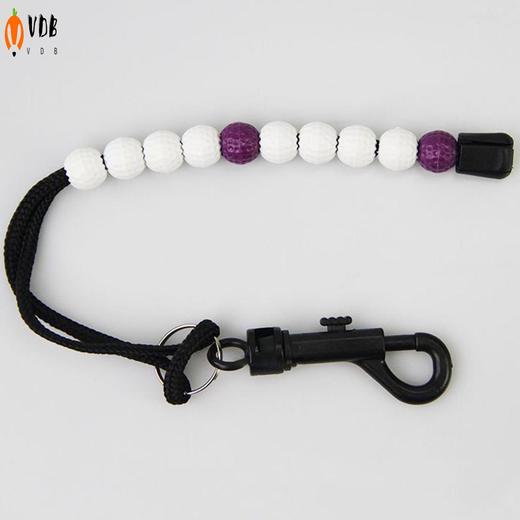 ลูกปัดกอล์ฟ Score Counter ลูกปัดกอล์ฟนับจังหวะ Score Counter สําหรับแคดดี้ผู้ตัดสิน Golfer