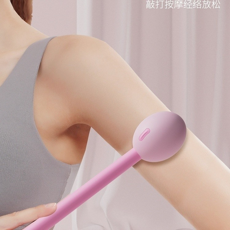 ค้อนนวดในครัวเรือน Meridian ค้อนไหล่คอ Beating Stick ฟิตเนส Beating Board ซิลิโคน Healthy Back Beati