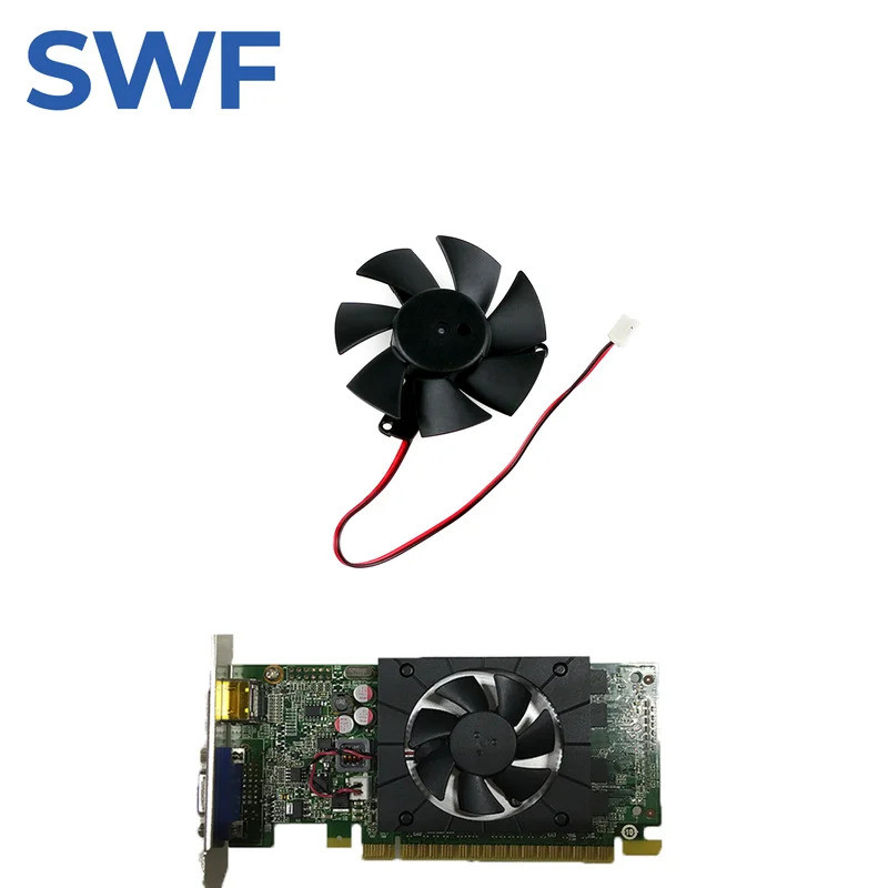 45MM HA5010M12-F พัดลมระบายความร้อนสําหรับ Lenovo G5005 GT720 GT730 HD7750 HD8570 กราฟิกการ์ด Cooler