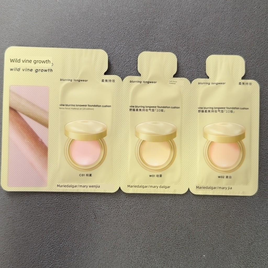 พัฟคุชชั่น แป้งพัฟ Mary Daiga Noto Soft Focus Holding Makeup Cushion Version 2.0 Test Color Card Mod