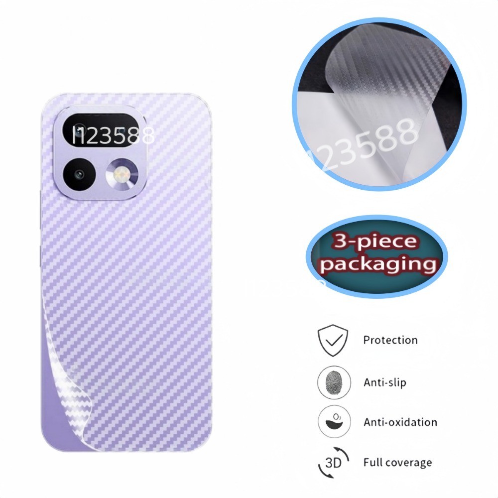 สําหรับRealme16Pro 5G Back Protectorฟิล์มนุ่มสําหรับRealme 16 Pro Plus + 16Pro + 16ProPlus Realme16 คาร์บอนไฟเบอร์Matteด้านหลังฟิล์มใสScratcher
