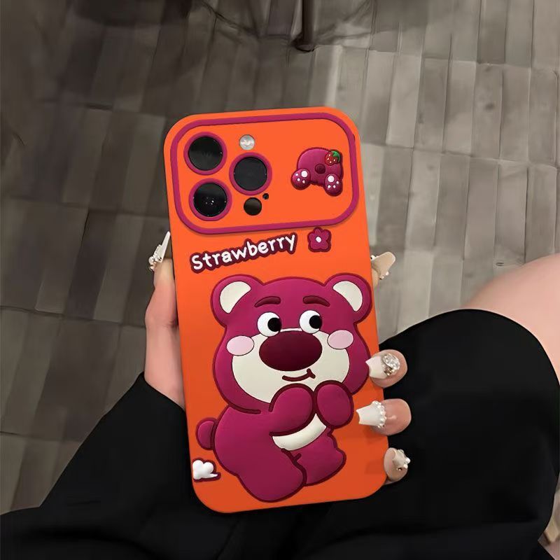 เคสโทรศัพท์ Apple Strawberry Bear เหมาะสําหรับ iPone17/16/15/14