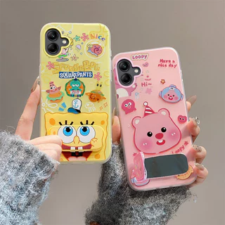 Samsung a06 case samsung a07 case วงเล็บกระจก เคสโทรศัพท์เยลลี่