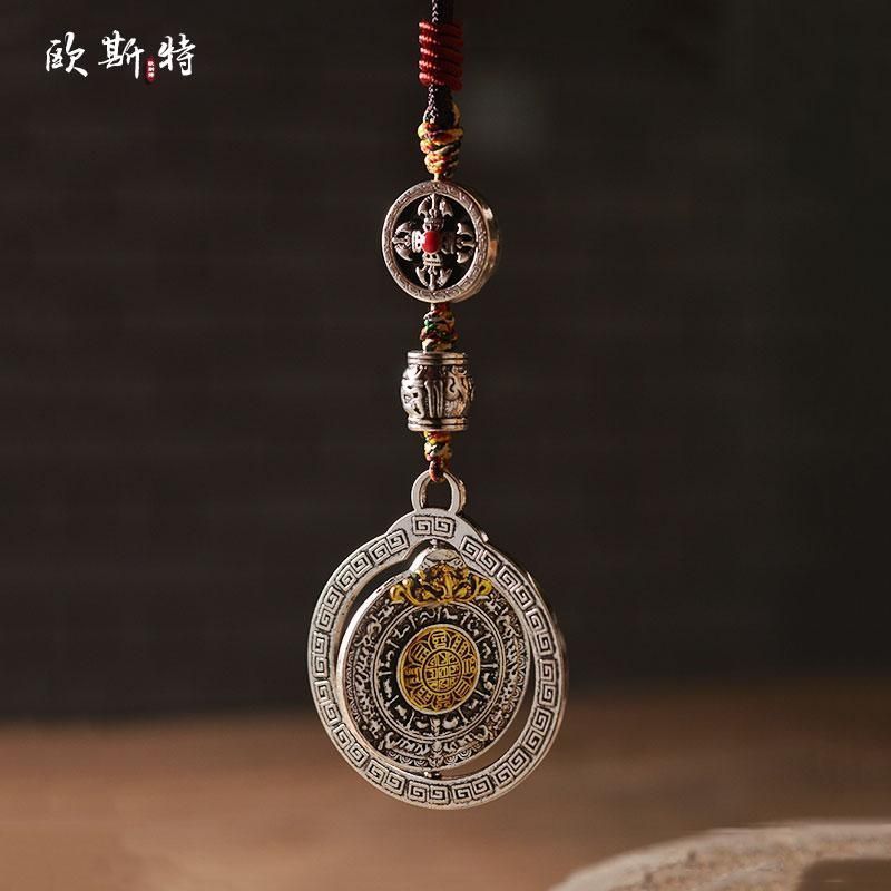 จี้ Zodiac สไตล์ทิเบต ออกแบบเพื่อรักษาความปลอดภัยและเป็นของที่ระลึก
