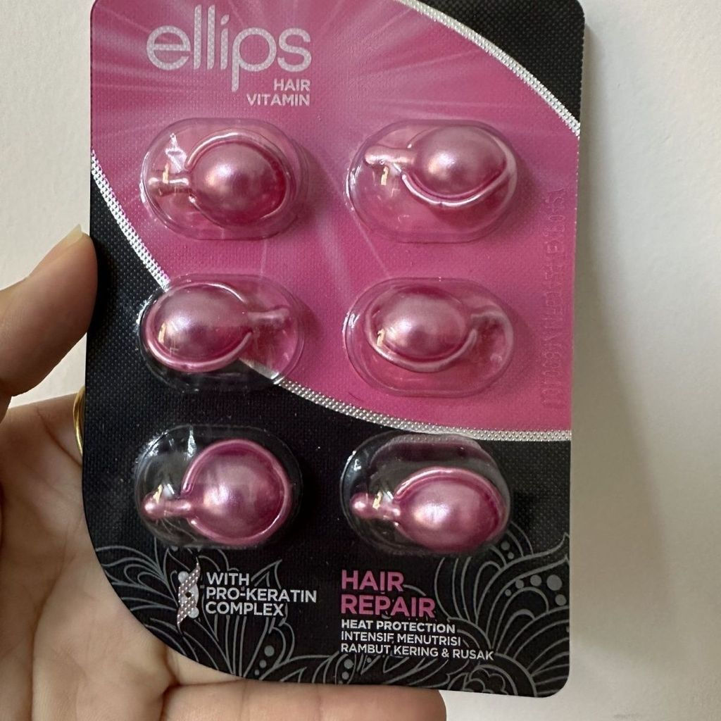 New Product#Bali, Indonesia Ellips Hair Care Essential Oil Capsules - No-Rinse, Frizz Repair, Drynes