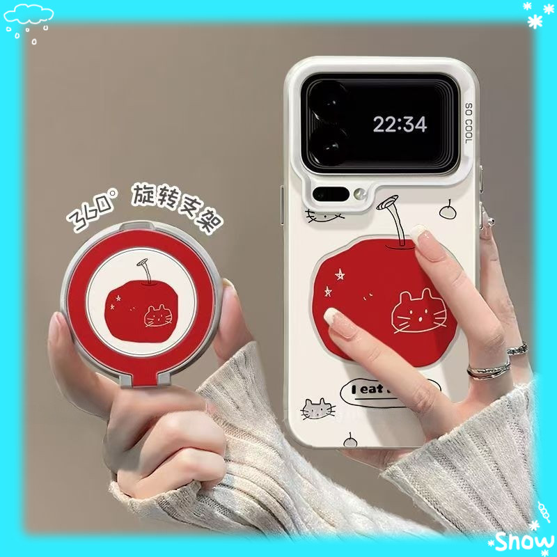 Red Apple Cat Xiaomi 17 PRO เคสโทรศัพท์ 17PROMAX เคสโทรศัพท์ Xiaomi 15PRO/Redmi K80/14 Ultra/Note14/