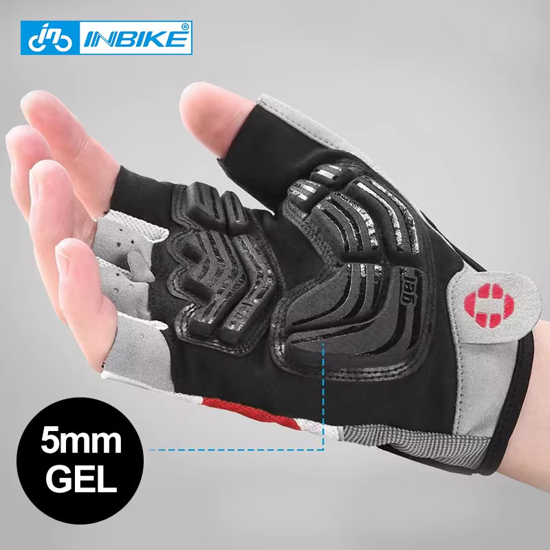 Shockproof GEL Pad Cycling Gloves Half Finger Sport Gloves Men Women Summer Bicycle Gym Fitness Glov