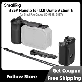 SmallRig 6259 Handle สําหรับ DJI Osmo Action 6 พร้อมอะแดปเตอ…