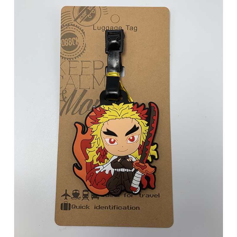 Demon Slayer Spell Fighting ป้ายห้อยกระเป๋าเดินทาง YD7P