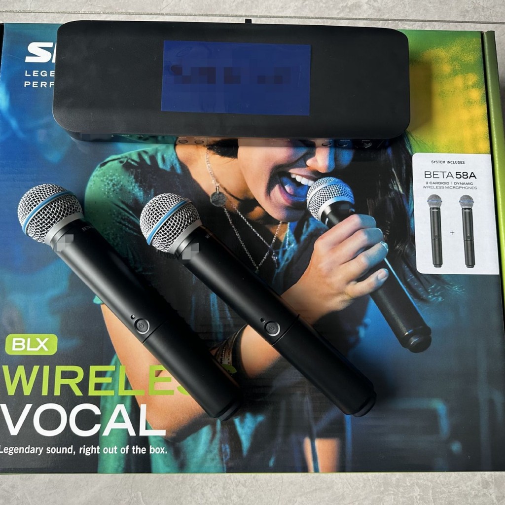 BLX288/BETA58A SM58 PG58 ไมโครโฟนไร้สายหนึ่งสําหรับสองขั้นตอนประสิทธิภาพไมโครโฟนแบบไดนามิก