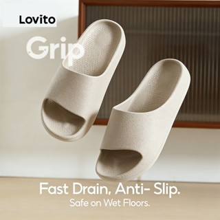 Lovito  รองเท้าแตะผู้หญิงแบบมินิมอลแบบลําลอง LFAS5003