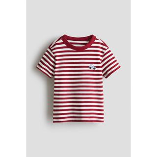 H&M(เอชแอนด์เอ็ม) เสื้อยืดตกแต่งปัก เด็กชาย 1335860_1