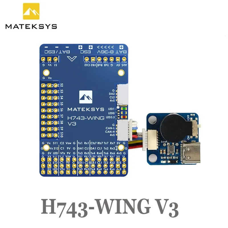 Matek H743-WING V3 STM32H743VIT6 Built-in OSD รองรับกล้องคู่ INAV Flight Controller สําหรับ RC FPV เ