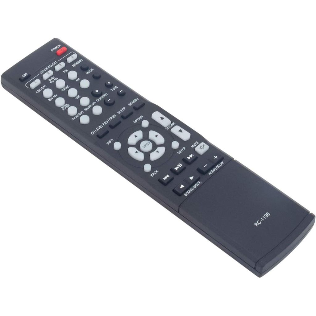 RC-1196 เปลี่ยนรีโมทคอนโทรล fit สําหรับ Denon AV Receiver AVR-X510BT AVR-S500BT AVR-X520BT AVR-S510B