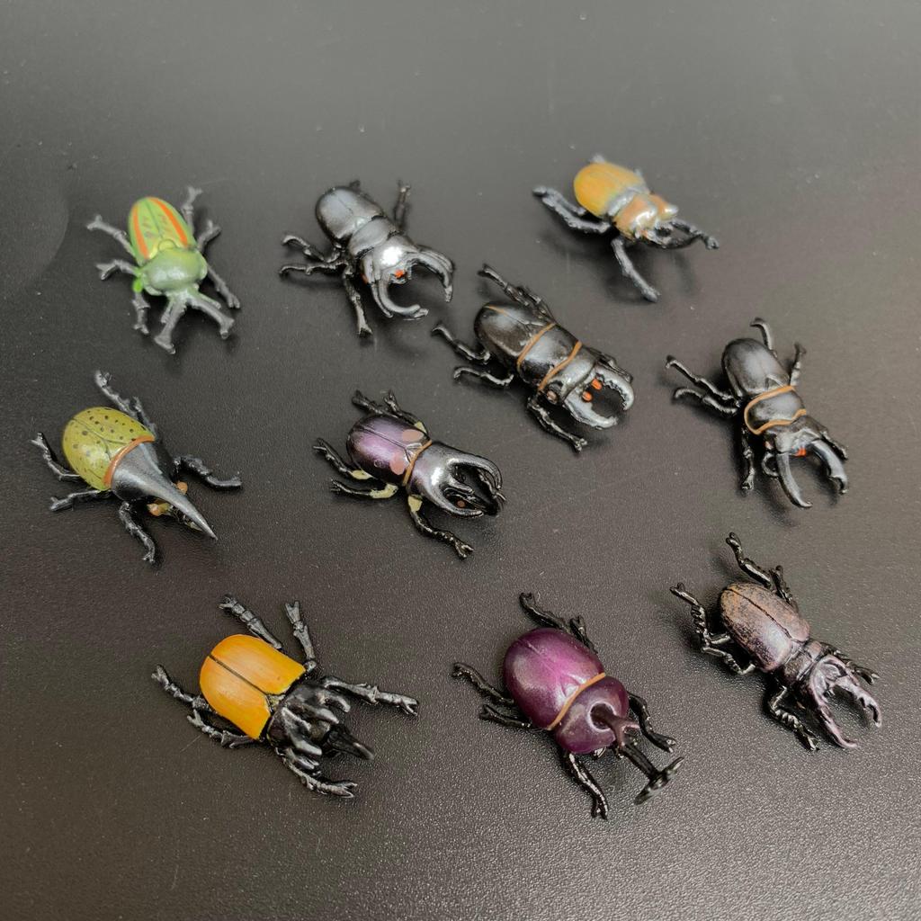 เวอร์ชั่นญี่ปุ่น YUJIN YUJIN มินิทรัมเป็ตด้วงยูนิคอร์น DIY เล็บตุ๊กตาแคปซูลแข็งของเล่นเครื่องประดับร